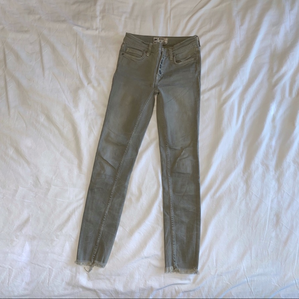 grey denim
